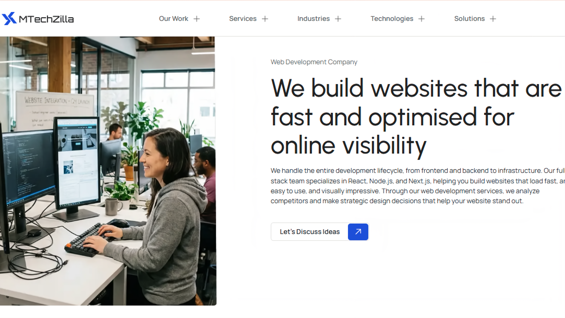 Web Development Services by MTechZilla
