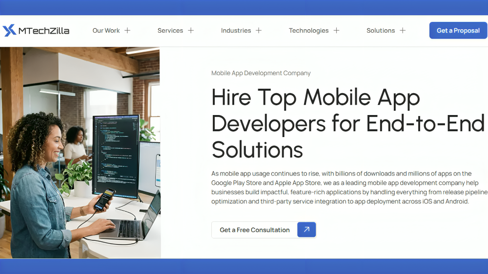 MTechZilla: Top Mobile App Development Company