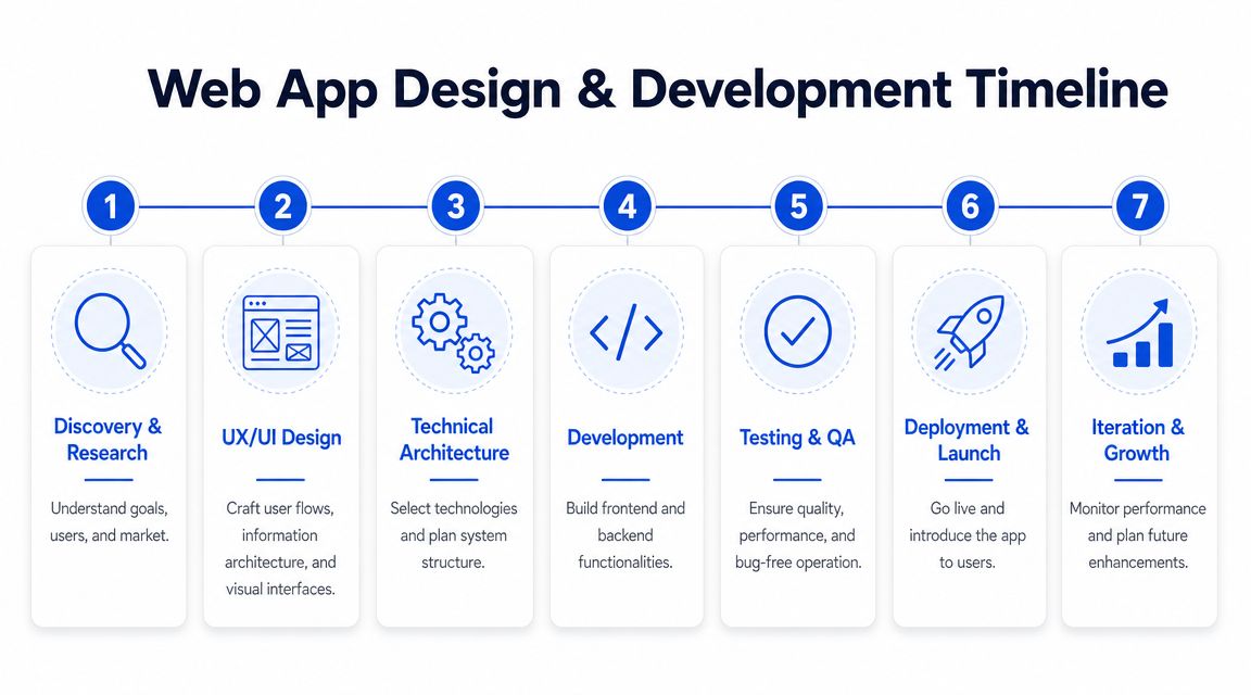 Web App Design Timelines and Key Deliverables